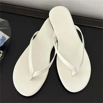 Xajzpa Summer Clip Toe Flat Heels Slippers Women Casual Beach Shoes Concise Candy Color Flip Flops Zapatos De Mujer